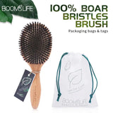 BOOMSLIFE Boar Bristle Hair Brush for Women