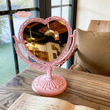 Vintage European Style Rotatable Makeup Mirror