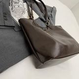 LEFTSIDE Large Capacity Tote Bag for Women Retro