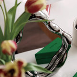 Irregular Vintage French Makeup Mirror - Desktop Ornaments