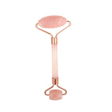 Natural Rose Quartz Gua Sha Roller Set for Face