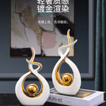 Nordic Luxury Abstract Living Room Statue Gift  Clean Vanilla Store