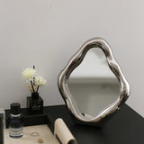Irregular Vintage French Makeup Mirror - Desktop Ornaments