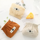 Corduroy Elastic Storage Bag for Women - Large Capacity