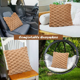 Super Soft Cozy Faux Fur Throw Pillow Covers 2pcs