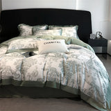 Soft Silky Eucalyptus Fiber Bedding Set - 4 Pcs