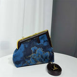 Vintage Embroidery Clutch Bag for Women Fashion