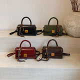 Vintage Fashion Flap Shape Handbag for Women
