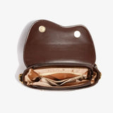 Small Leather Saddle Armpit Bags for Women Summer
