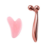 Y Shape 3D Roller Face Neck Massager 360 Rotate