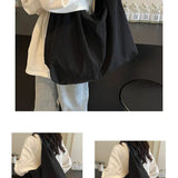 Casual Large Capacity Retro Drawstring Crossbody Bag