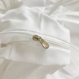 Big Pinch Pleat Duvet Cover Set, Soft Microfiber 3pcs