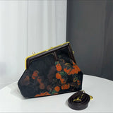 Vintage Embroidery Clutch Bag for Women Fashion