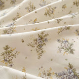 Korean Lace 100% Cotton Duvet Cover Set, 3pcs