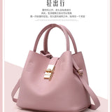 Large Capacity Lychee Pattern Crossbody Bag