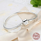 Luxury Handmade 925 Sterling Silver Charm Bracelet
