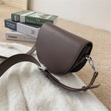 Genuine Retro Saddle Bag High Quality Leather for Women