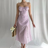 Elegant Floral Bodycon Dress for Summer Vacation
