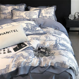 Soft Silky Eucalyptus Fiber Bedding Set - 4 Pcs
