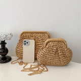 2024 Straw Woven Beach Bag for Women - Large Capacity