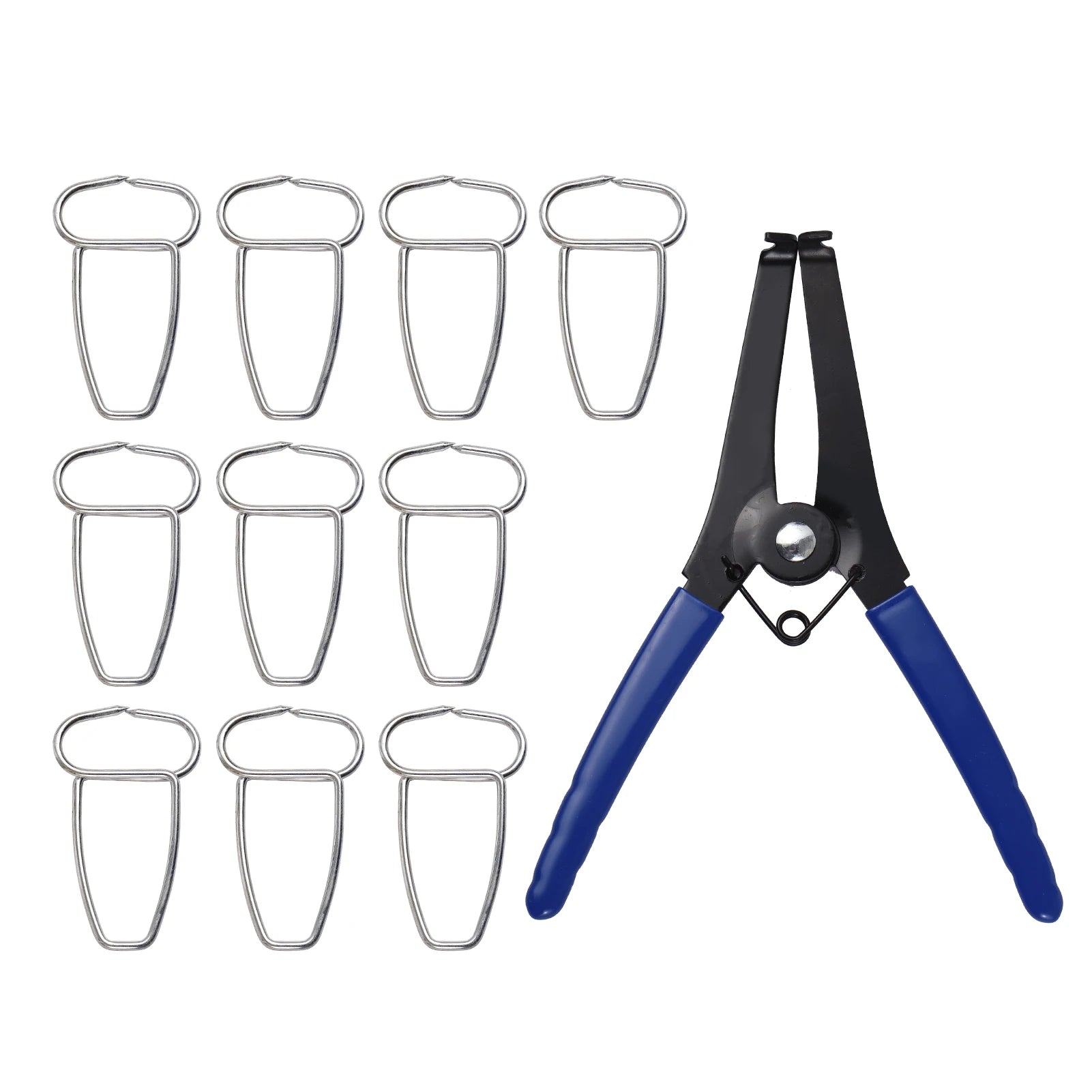 Spring Clamp Pliers with 10 Miter Clamps Set