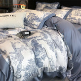 Soft Silky Eucalyptus Fiber Bedding Set - 4 Pcs