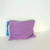 Hot Portable Large Capacity Plaid Makeup Bag