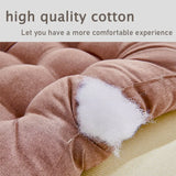 Linen Cushion Pearl Cotton Square Seat Pad Mat