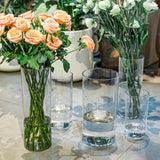 Tall Clear Acrylic Shatterproof Flower Vase