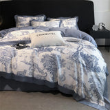 Soft Silky Eucalyptus Fiber Bedding Set - 4 Pcs