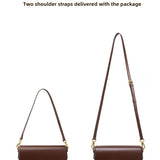Genuine Leather Women's Handbag 2025 Luxury Tofu Bag