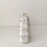 Original Shell Half Room Beaded Bag Clutch