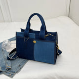 Large Capacity Handbag for Women 2024, Denim Tote