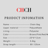 CH Women's Chain Bag Light Luxury Design Crossbody Bag