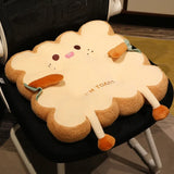 Thickened Cute Toast Seat Pad for Long Sitting