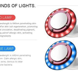 HIFU LED Red Light Face Lifting Machine Facial Appliance Skincare Red Light Therapy Vibrating Beauty Health Portable Airbrush - Clean Vanilla