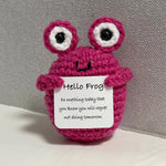 Funny Crochet Shark Doll with Card Handmade Gift  Clean Vanilla Store