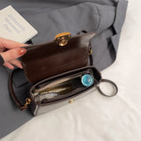 Vintage Fashion Flap Shape Handbag for Women