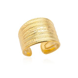 Minimalist Stainless Steel Geometric Rings for Women