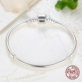 Luxury Handmade 925 Sterling Silver Charm Bracelet
