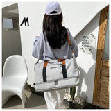 Large Capacity Travel Gym Bag Waterproof Design  Clean Vanilla Store