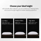 100% White Goose Feather Pillow - Hotel Quality