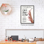 Vintage Trendy Newspaper Wall Art Canvas Decor  Clean Vanilla Store