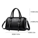Genuine Soft Leather Vintage Shoulder Tote Bag