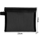 Mesh Clear Cosmetic Bags - Portable Organizer 1/3pcs  Clean Vanilla Store