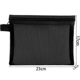Mesh Clear Cosmetic Bags - Portable Organizer 1/3pcs  Clean Vanilla Store