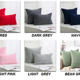 Corduroy Striped Cushion Cover 30x50cm Soft Case
