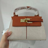 2025 JW PEI Trapezoidal Leather Women's Bag Crossbody