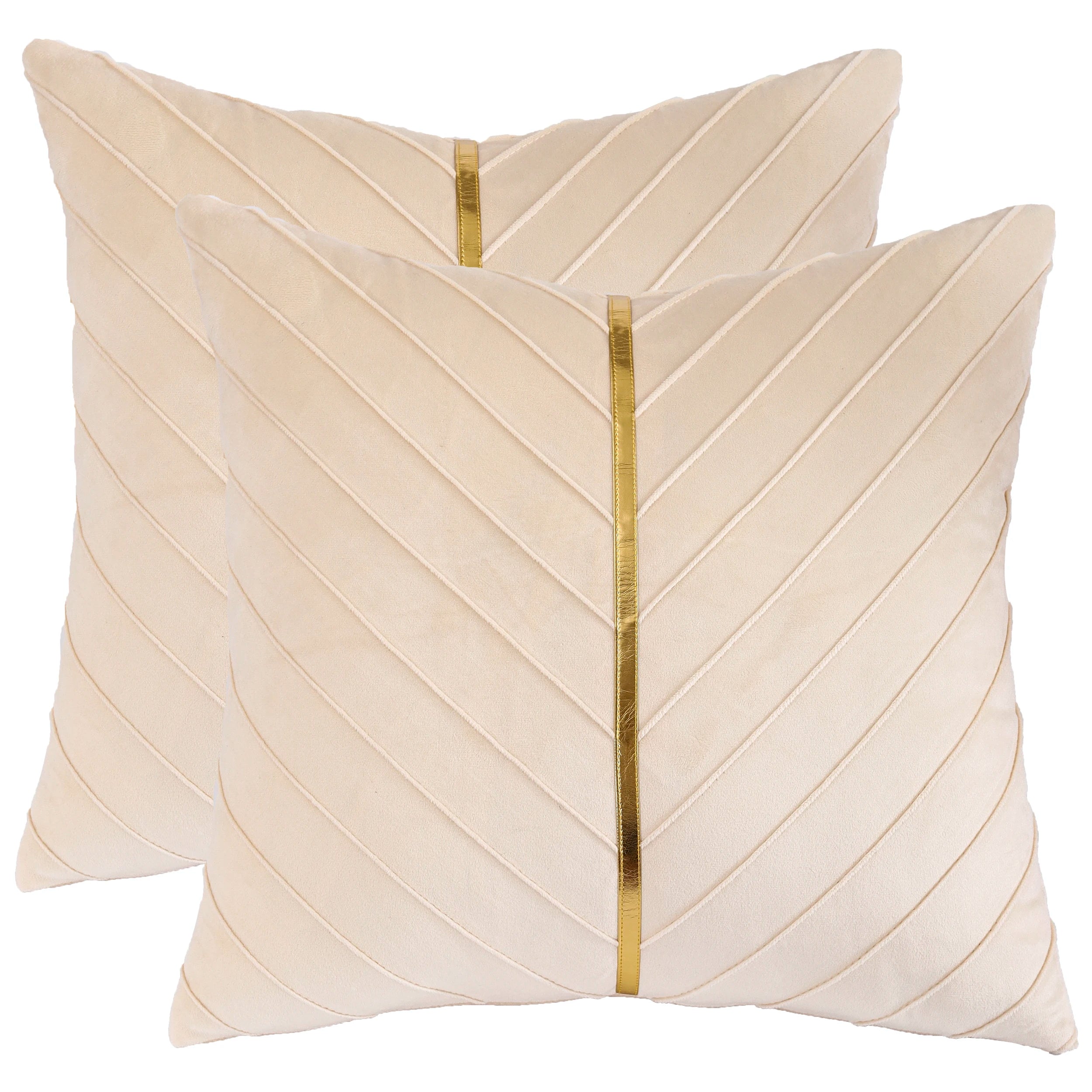 Luxury Velvet Pillow Covers 18x18 Pack of 2