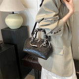 MOODS Designer Luxury Crocodile Pattern Bag